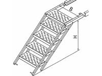 Folding stairs